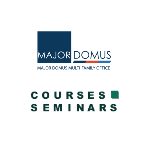 Major Domus logo with text "Courses, Seminars"
